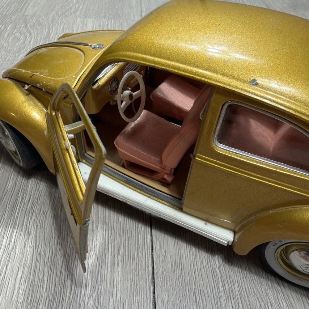 Rare!! 1955 VW Bug Diecast Car Model‎ Special Edition Made In Italy BURAGO